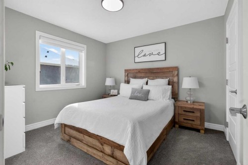 264 Stonemere Close, Chestermere, AB - Indoor Photo Showing Bedroom