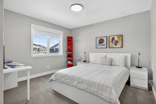 264 Stonemere Close, Chestermere, AB - Indoor Photo Showing Bedroom