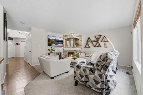 65 Millview Park Sw, Calgary, AB - Indoor With Fireplace