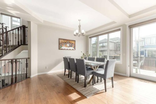 84 Aspen Summit Circle Sw, Calgary, AB - Indoor Photo Showing Dining Room