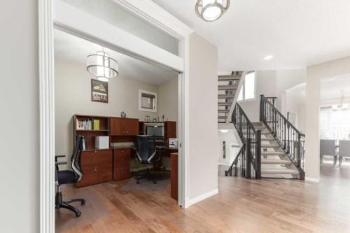 84 Aspen Summit Circle Sw, Calgary, AB - Indoor Photo Showing Office