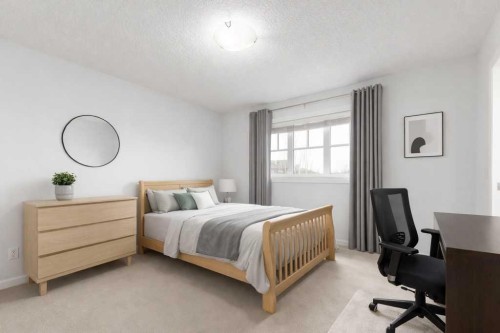 84 Aspen Summit Circle Sw, Calgary, AB - Indoor Photo Showing Bedroom