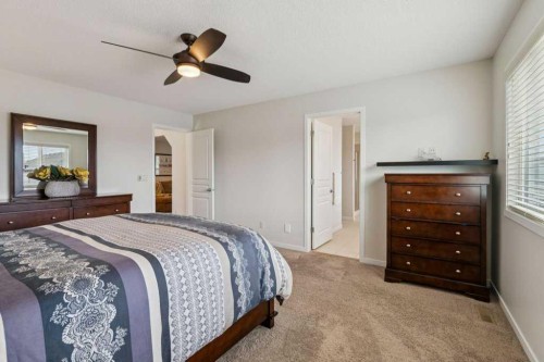 1173 Brightoncrest Common Se, Calgary, AB - Indoor Photo Showing Bedroom