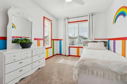 1173 Brightoncrest Common Se, Calgary, AB - Indoor Photo Showing Bedroom