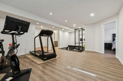1173 Brightoncrest Common Se, Calgary, AB - Indoor Photo Showing Gym Room