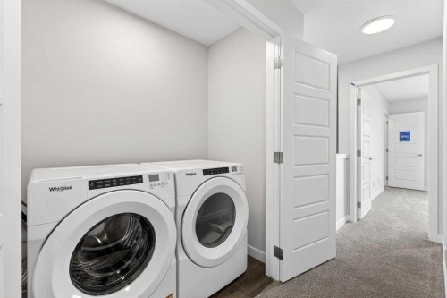 121-1750 Rangeview Drive Se, Calgary, AB - Indoor Photo Showing Laundry Room