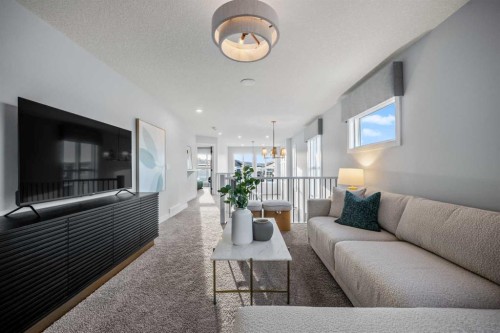 45 Wolf Hollow Common Se, Calgary, AB - Indoor Photo Showing Living Room