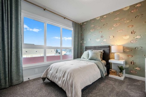 45 Wolf Hollow Common Se, Calgary, AB - Indoor Photo Showing Bedroom