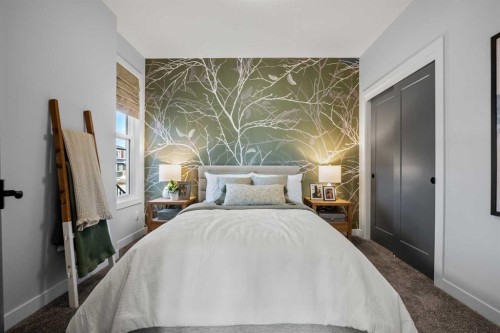45 Wolf Hollow Common Se, Calgary, AB - Indoor Photo Showing Bedroom