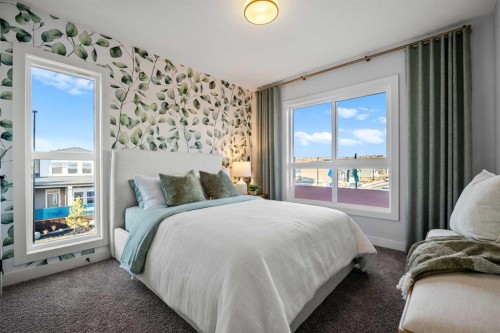 45 Wolf Hollow Common Se, Calgary, AB - Indoor Photo Showing Bedroom