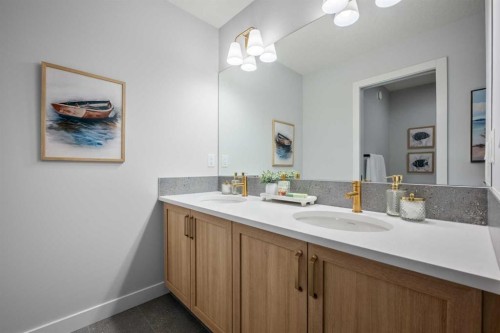 45 Wolf Hollow Common Se, Calgary, AB - Indoor Photo Showing Bathroom