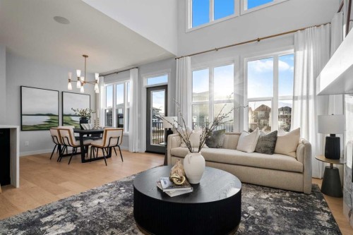 45 Wolf Hollow Common Se, Calgary, AB - Indoor Photo Showing Living Room