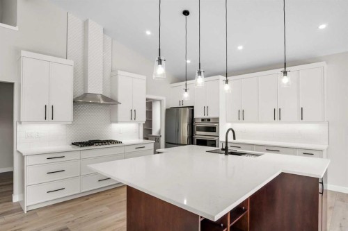 43 Viceroy Crescent, Olds, AB - Indoor Photo Showing Kitchen With Upgraded Kitchen