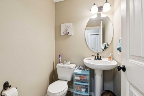 23 Kingston View Se, Airdrie, AB - Indoor Photo Showing Bathroom
