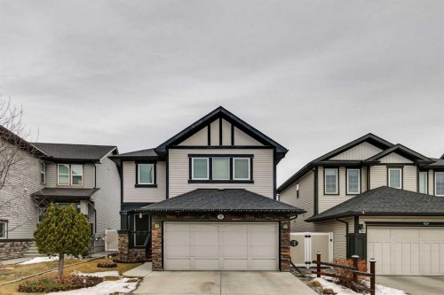 23 Kingston View Se, Airdrie, AB - Outdoor With Facade