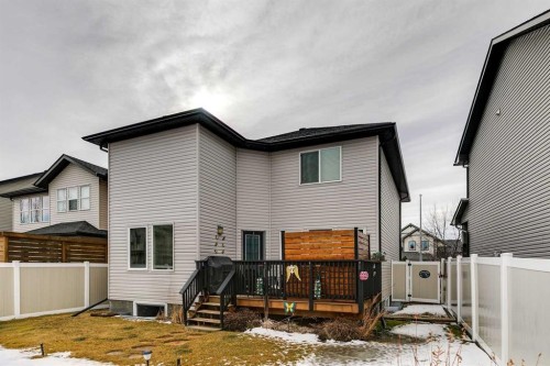 23 Kingston View Se, Airdrie, AB - Outdoor With Deck Patio Veranda With Exterior