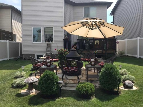 23 Kingston View Se, Airdrie, AB - Outdoor With Deck Patio Veranda With Exterior