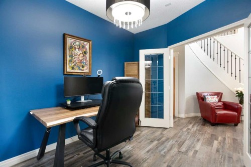 90 Discovery Ridge Road Sw, Calgary, AB - Indoor Photo Showing Office