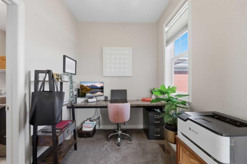 344 Sunset View, Cochrane, AB - Indoor Photo Showing Office