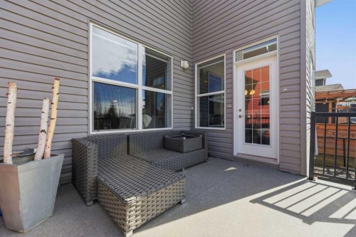 344 Sunset View, Cochrane, AB - Outdoor With Deck Patio Veranda With Exterior