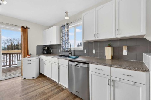 1175 Strathcona Road, Strathmore, AB - Indoor Photo Showing Kitchen With Double Sink