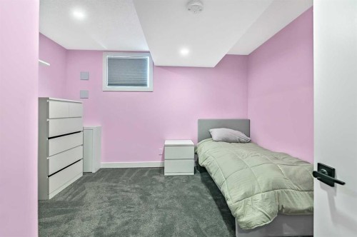 222 Springwood Place Sw, Calgary, AB - Indoor Photo Showing Bedroom