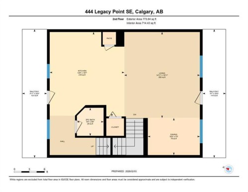 444 Legacy Point Se, Calgary, AB - Indoor Photo Showing Kitchen With Upgraded Kitchen