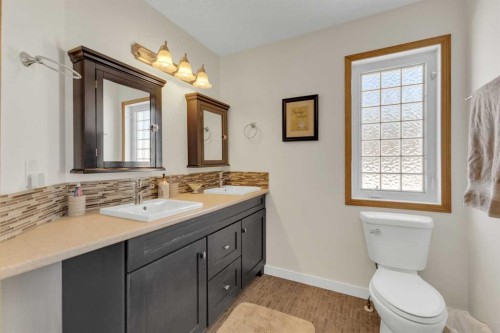 10 Park Lane, Olds, AB - Indoor Photo Showing Bathroom