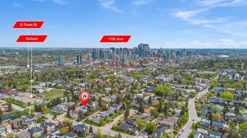 2033 21 Avenue Sw, Calgary, AB - Outdoor With View