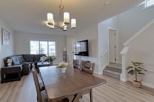 132 Wolf Willow Boulevard Se, Calgary, AB - Indoor Photo Showing Dining Room