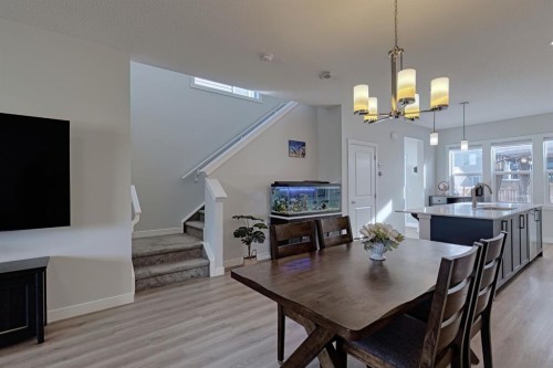 132 Wolf Willow Boulevard Se, Calgary, AB - Indoor Photo Showing Dining Room