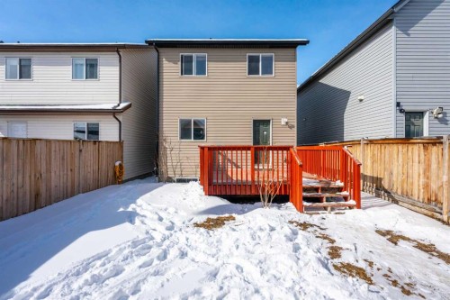 56 Skyview Point Crescent Ne, Calgary, AB - Outdoor With Deck Patio Veranda With Exterior