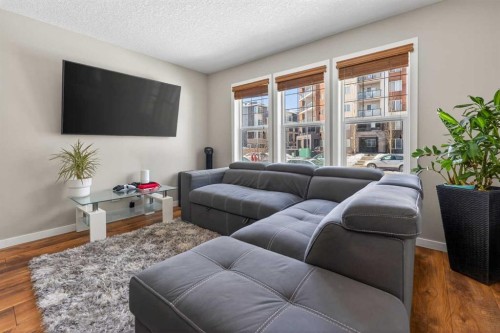 56 Skyview Point Crescent Ne, Calgary, AB - Indoor Photo Showing Living Room