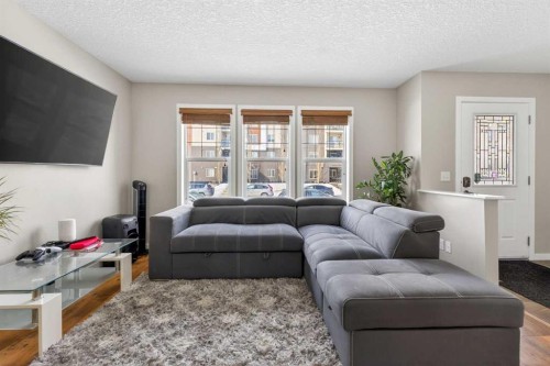 56 Skyview Point Crescent Ne, Calgary, AB - Indoor Photo Showing Living Room