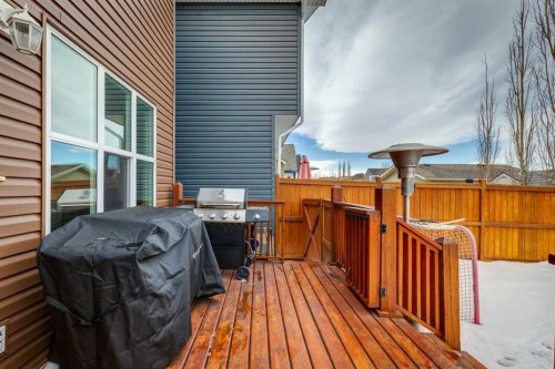 77 New Brighton Heights Se, Calgary, AB - Outdoor With Deck Patio Veranda With Exterior