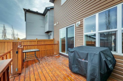 77 New Brighton Heights Se, Calgary, AB - Outdoor With Deck Patio Veranda With Exterior