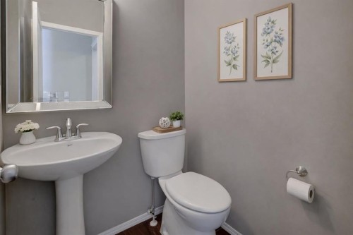 136 Chaparral Valley Terrace Se, Calgary, AB - Indoor Photo Showing Bathroom