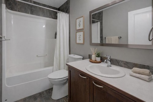 136 Chaparral Valley Terrace Se, Calgary, AB - Indoor Photo Showing Bathroom