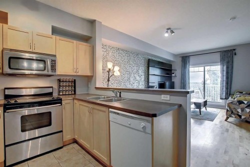 9303-70 Panamount Drive Nw, Calgary, AB - Indoor Photo Showing Kitchen With Double Sink
