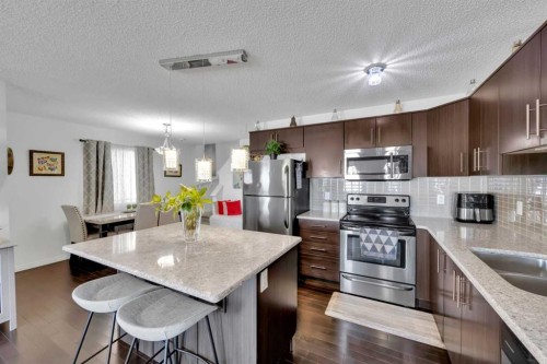 10614 Cityscape Drive Ne, Calgary, AB - Indoor Photo Showing Kitchen With Double Sink With Upgraded Kitchen