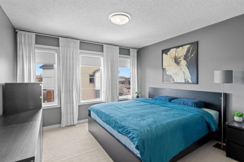 102 Walden Circle Se, Calgary, AB - Indoor Photo Showing Bedroom