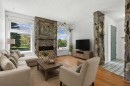 96 Jensen Crescent Ne, Airdrie, AB  - Indoor Photo Showing Living Room With Fireplace 