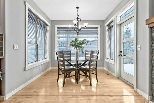 87 Chaparral Grove Se, Calgary, AB - Indoor Photo Showing Dining Room