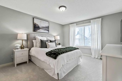 87 Chaparral Grove Se, Calgary, AB - Indoor Photo Showing Bedroom