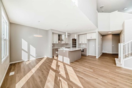 1093 Sawgrass Link Nw, Airdrie, AB - Indoor Photo Showing Kitchen