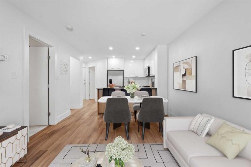 110-510 Edmonton Trail Ne, Calgary, AB - Indoor Photo Showing Dining Room