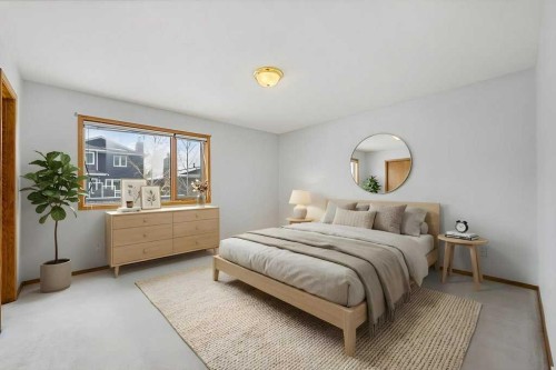 9119 Scurfield Drive Nw, Calgary, AB - Indoor Photo Showing Bedroom