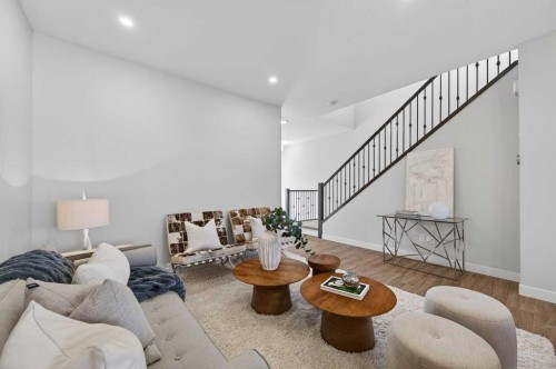 420 Lewiston Landing Ne, Calgary, AB - Indoor Photo Showing Living Room