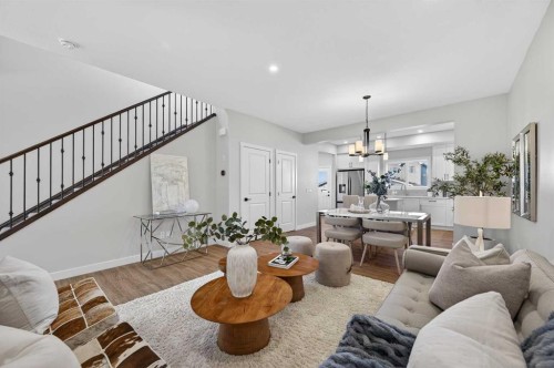 420 Lewiston Landing Ne, Calgary, AB - Indoor Photo Showing Living Room