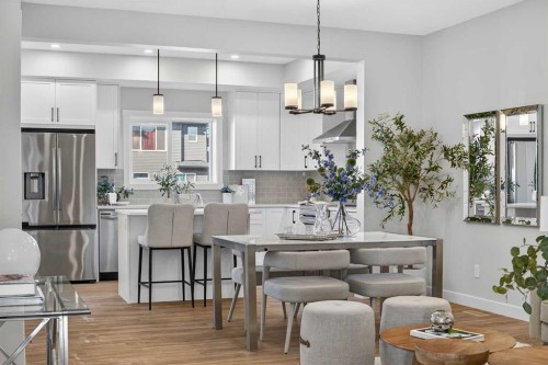 420 Lewiston Landing Ne, Calgary, AB - Indoor Photo Showing Dining Room